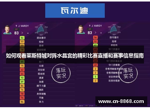 如何观看莱斯特城对阵水晶宫的精彩比赛直播和赛事信息指南